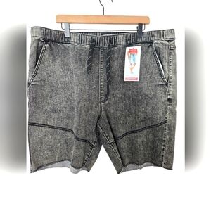 Levi Men's Black Denim Shorts Size Xxl  NWT